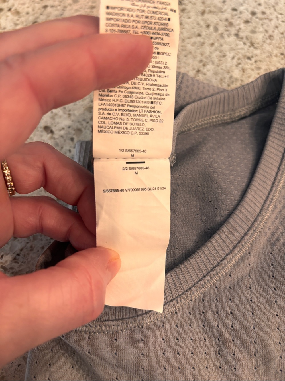 Athleta Motion Seamless Tank Top - Black & Light Gray (m) - Picture 8 of 10